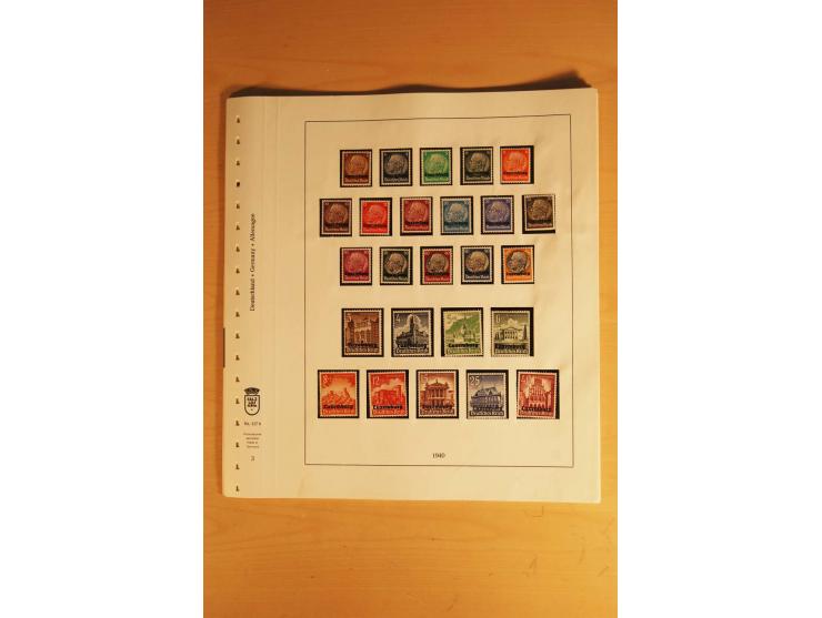 1933/45, ungebrauchte Sammlung, kpl. mit allen Blocks und guten Ausgaben, spezialisiert gesammelt mit zahlreichen Typen und A