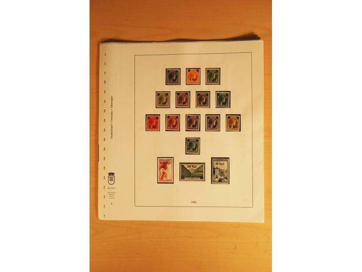 1933/45, ungebrauchte Sammlung, kpl. mit allen Blocks und guten Ausgaben, spezialisiert gesammelt mit zahlreichen Typen und A