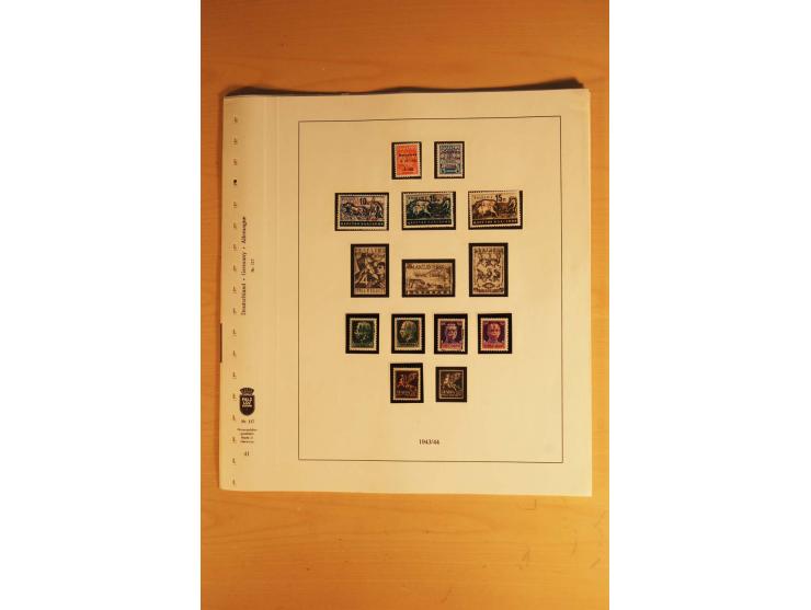 1933/45, ungebrauchte Sammlung, kpl. mit allen Blocks und guten Ausgaben, spezialisiert gesammelt mit zahlreichen Typen und A