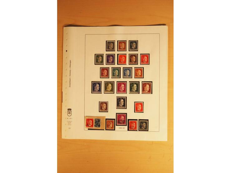 1933/45, ungebrauchte Sammlung, kpl. mit allen Blocks und guten Ausgaben, spezialisiert gesammelt mit zahlreichen Typen und A