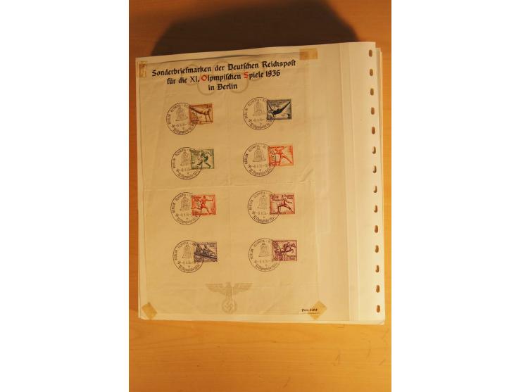 1933/45, ungebrauchte Sammlung, kpl. mit allen Blocks und guten Ausgaben, spezialisiert gesammelt mit zahlreichen Typen und A
