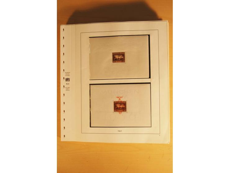 1933/45, ungebrauchte Sammlung, kpl. mit allen Blocks und guten Ausgaben, spezialisiert gesammelt mit zahlreichen Typen und A