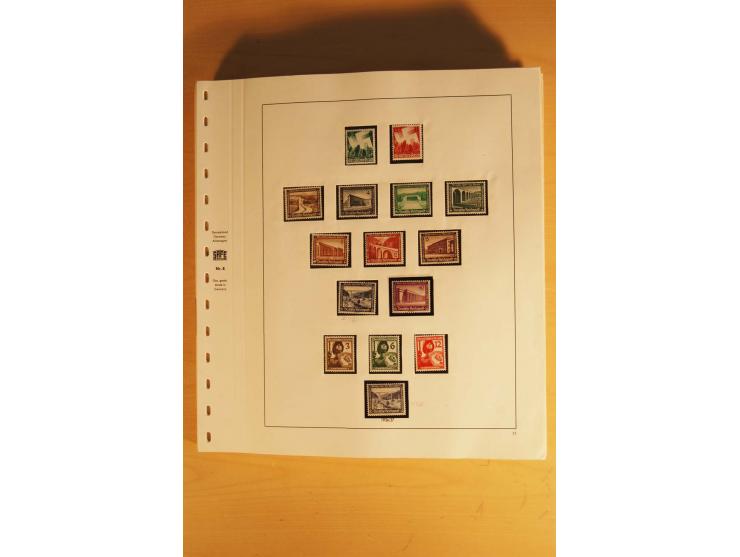 1933/45, ungebrauchte Sammlung, kpl. mit allen Blocks und guten Ausgaben, spezialisiert gesammelt mit zahlreichen Typen und A
