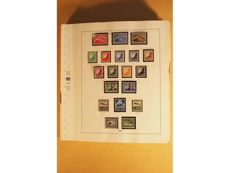 1933/45, ungebrauchte Sammlung, kpl. mit allen Blocks und guten Ausgaben, spezialisiert gesammelt mit zahlreichen Typen und A