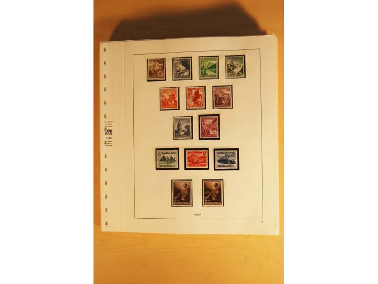1933/45, ungebrauchte Sammlung, kpl. mit allen Blocks und guten Ausgaben, spezialisiert gesammelt mit zahlreichen Typen und A
