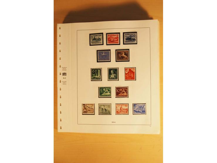1933/45, ungebrauchte Sammlung, kpl. mit allen Blocks und guten Ausgaben, spezialisiert gesammelt mit zahlreichen Typen und A
