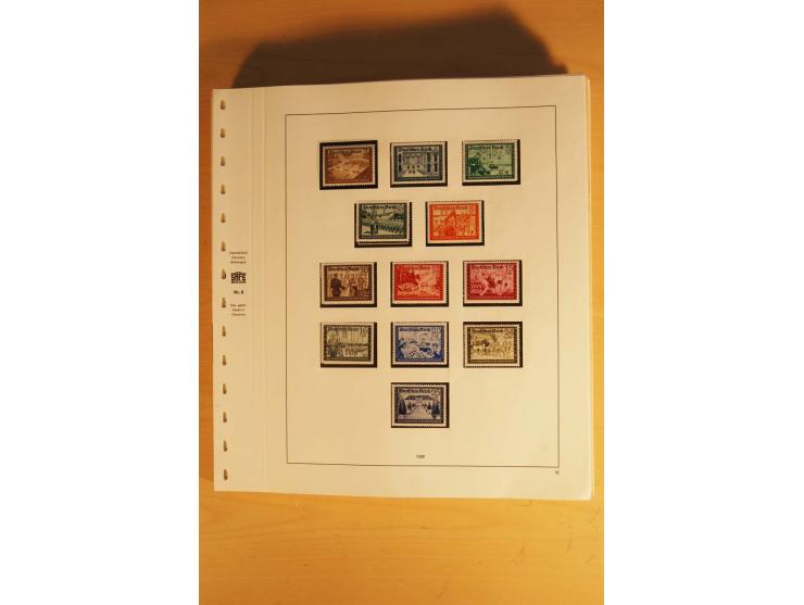 1933/45, ungebrauchte Sammlung, kpl. mit allen Blocks und guten Ausgaben, spezialisiert gesammelt mit zahlreichen Typen und A