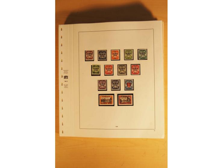 1933/45, ungebrauchte Sammlung, kpl. mit allen Blocks und guten Ausgaben, spezialisiert gesammelt mit zahlreichen Typen und A