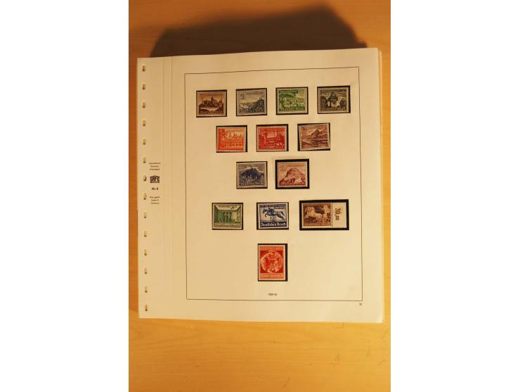1933/45, ungebrauchte Sammlung, kpl. mit allen Blocks und guten Ausgaben, spezialisiert gesammelt mit zahlreichen Typen und A