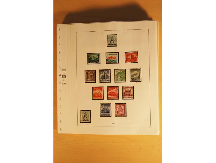 1933/45, ungebrauchte Sammlung, kpl. mit allen Blocks und guten Ausgaben, spezialisiert gesammelt mit zahlreichen Typen und A