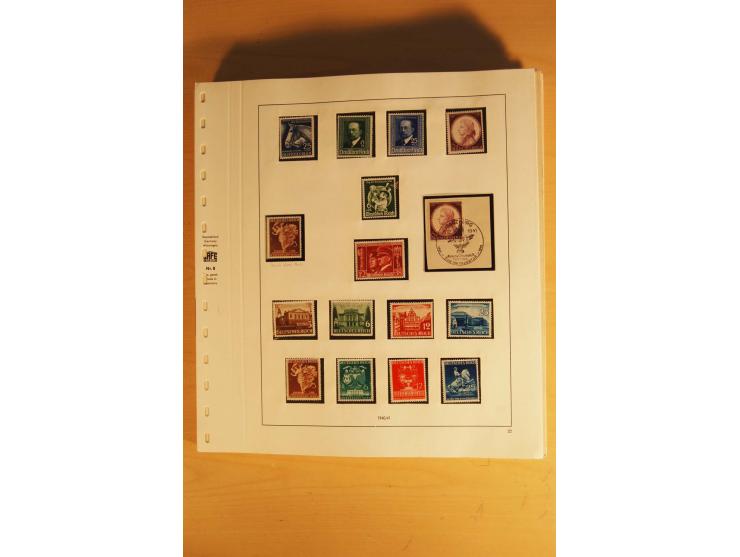 1933/45, ungebrauchte Sammlung, kpl. mit allen Blocks und guten Ausgaben, spezialisiert gesammelt mit zahlreichen Typen und A