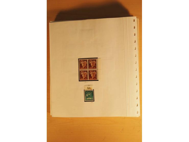 1933/45, ungebrauchte Sammlung, kpl. mit allen Blocks und guten Ausgaben, spezialisiert gesammelt mit zahlreichen Typen und A