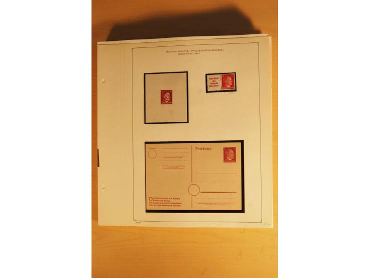 1933/45, ungebrauchte Sammlung, kpl. mit allen Blocks und guten Ausgaben, spezialisiert gesammelt mit zahlreichen Typen und A