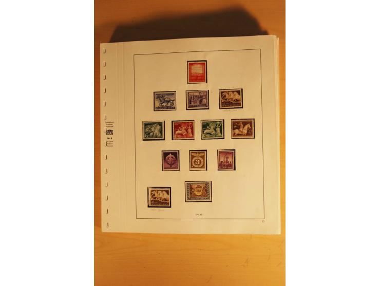1933/45, ungebrauchte Sammlung, kpl. mit allen Blocks und guten Ausgaben, spezialisiert gesammelt mit zahlreichen Typen und A