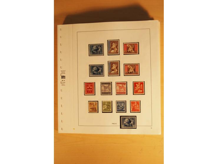 1933/45, ungebrauchte Sammlung, kpl. mit allen Blocks und guten Ausgaben, spezialisiert gesammelt mit zahlreichen Typen und A