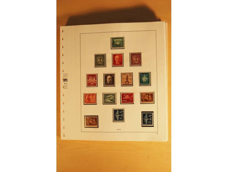1933/45, ungebrauchte Sammlung, kpl. mit allen Blocks und guten Ausgaben, spezialisiert gesammelt mit zahlreichen Typen und A