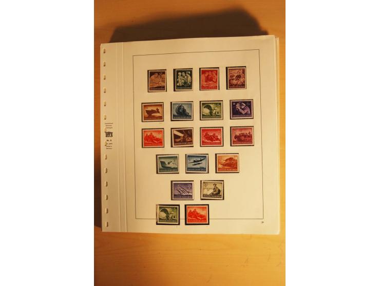 1933/45, ungebrauchte Sammlung, kpl. mit allen Blocks und guten Ausgaben, spezialisiert gesammelt mit zahlreichen Typen und A