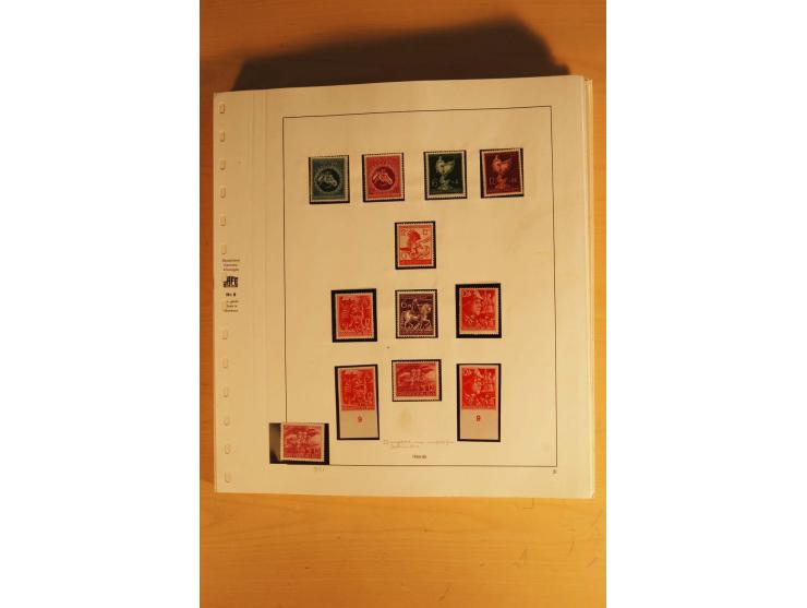 1933/45, ungebrauchte Sammlung, kpl. mit allen Blocks und guten Ausgaben, spezialisiert gesammelt mit zahlreichen Typen und A