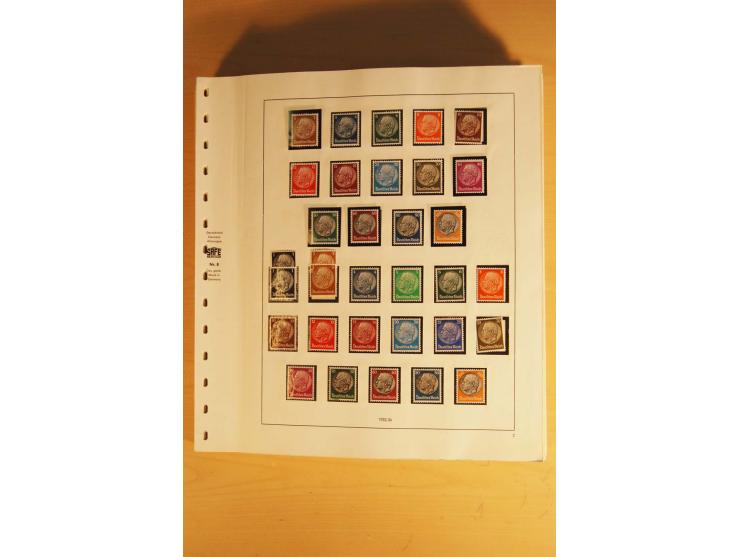 1933/45, ungebrauchte Sammlung, kpl. mit allen Blocks und guten Ausgaben, spezialisiert gesammelt mit zahlreichen Typen und A