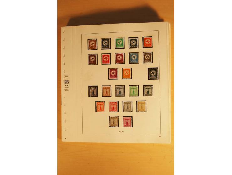 1933/45, ungebrauchte Sammlung, kpl. mit allen Blocks und guten Ausgaben, spezialisiert gesammelt mit zahlreichen Typen und A
