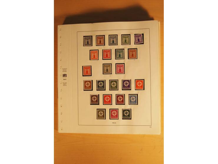 1933/45, ungebrauchte Sammlung, kpl. mit allen Blocks und guten Ausgaben, spezialisiert gesammelt mit zahlreichen Typen und A