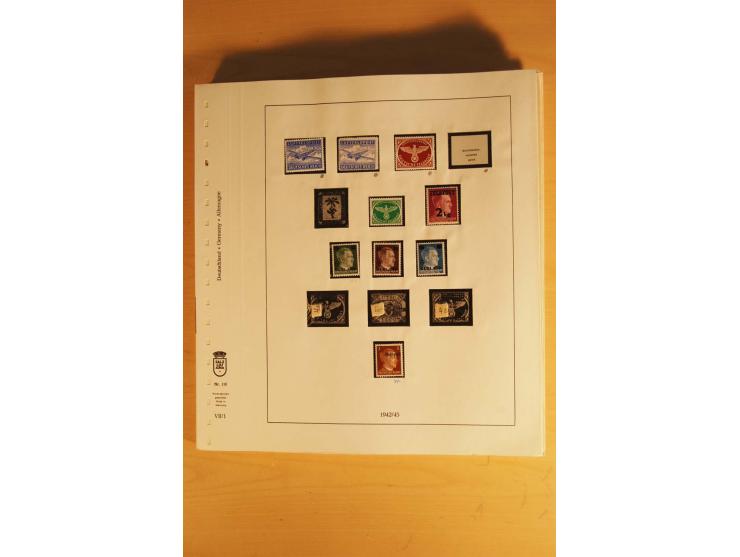 1933/45, ungebrauchte Sammlung, kpl. mit allen Blocks und guten Ausgaben, spezialisiert gesammelt mit zahlreichen Typen und A
