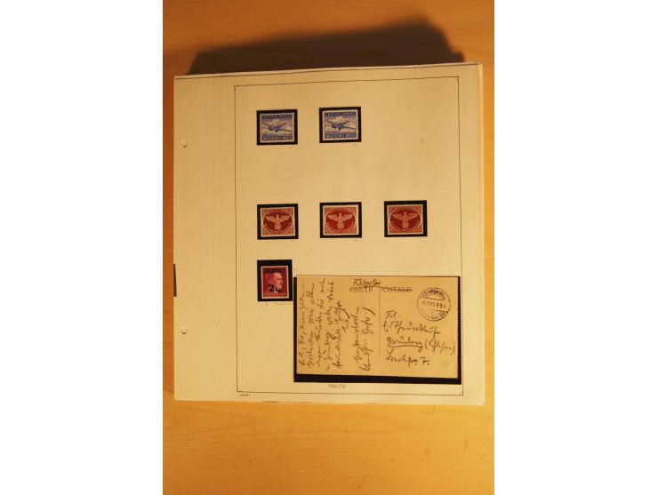 1933/45, ungebrauchte Sammlung, kpl. mit allen Blocks und guten Ausgaben, spezialisiert gesammelt mit zahlreichen Typen und A