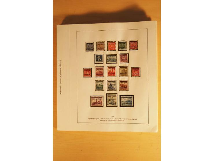 1933/45, ungebrauchte Sammlung, kpl. mit allen Blocks und guten Ausgaben, spezialisiert gesammelt mit zahlreichen Typen und A