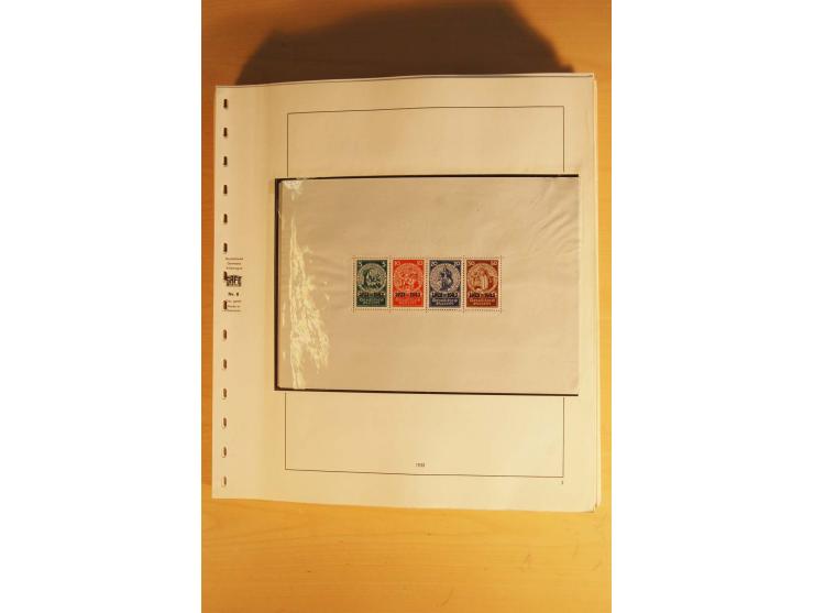 1933/45, ungebrauchte Sammlung, kpl. mit allen Blocks und guten Ausgaben, spezialisiert gesammelt mit zahlreichen Typen und A