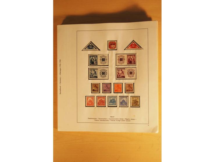 1933/45, ungebrauchte Sammlung, kpl. mit allen Blocks und guten Ausgaben, spezialisiert gesammelt mit zahlreichen Typen und A