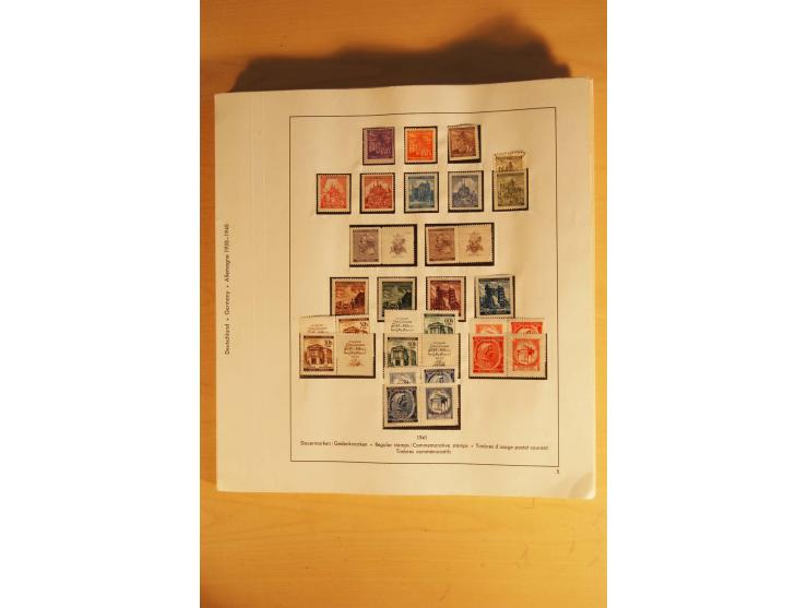 1933/45, ungebrauchte Sammlung, kpl. mit allen Blocks und guten Ausgaben, spezialisiert gesammelt mit zahlreichen Typen und A
