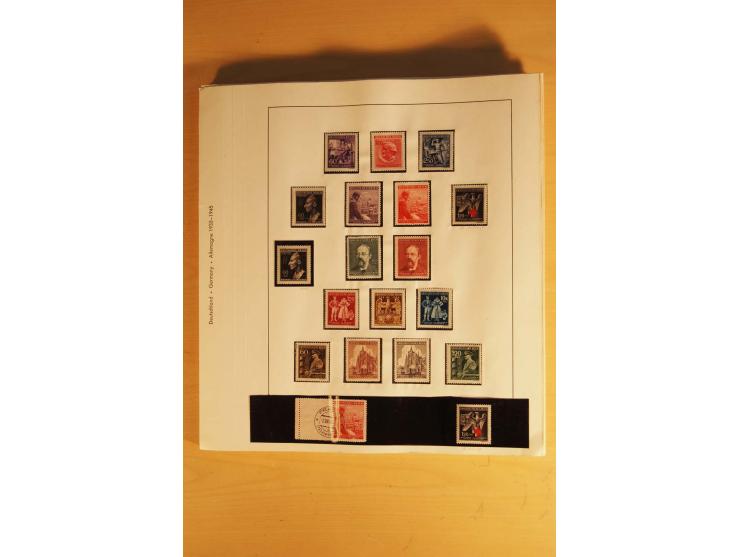 1933/45, ungebrauchte Sammlung, kpl. mit allen Blocks und guten Ausgaben, spezialisiert gesammelt mit zahlreichen Typen und A