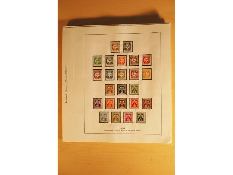 1933/45, ungebrauchte Sammlung, kpl. mit allen Blocks und guten Ausgaben, spezialisiert gesammelt mit zahlreichen Typen und A