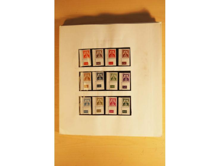 1933/45, ungebrauchte Sammlung, kpl. mit allen Blocks und guten Ausgaben, spezialisiert gesammelt mit zahlreichen Typen und A