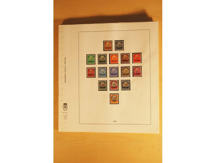1933/45, ungebrauchte Sammlung, kpl. mit allen Blocks und guten Ausgaben, spezialisiert gesammelt mit zahlreichen Typen und A
