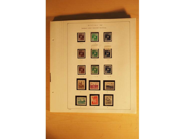 1933/45, ungebrauchte Sammlung, kpl. mit allen Blocks und guten Ausgaben, spezialisiert gesammelt mit zahlreichen Typen und A