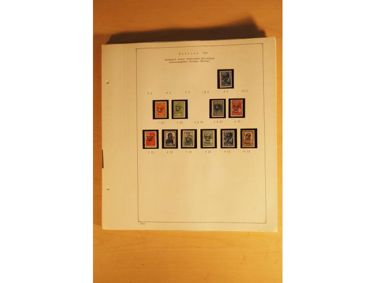 1933/45, ungebrauchte Sammlung, kpl. mit allen Blocks und guten Ausgaben, spezialisiert gesammelt mit zahlreichen Typen und A