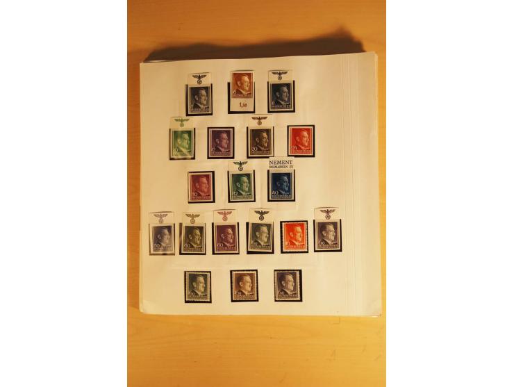 1933/45, ungebrauchte Sammlung, kpl. mit allen Blocks und guten Ausgaben, spezialisiert gesammelt mit zahlreichen Typen und A