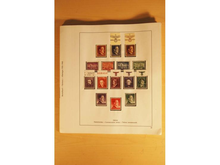 1933/45, ungebrauchte Sammlung, kpl. mit allen Blocks und guten Ausgaben, spezialisiert gesammelt mit zahlreichen Typen und A