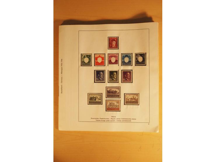 1933/45, ungebrauchte Sammlung, kpl. mit allen Blocks und guten Ausgaben, spezialisiert gesammelt mit zahlreichen Typen und A