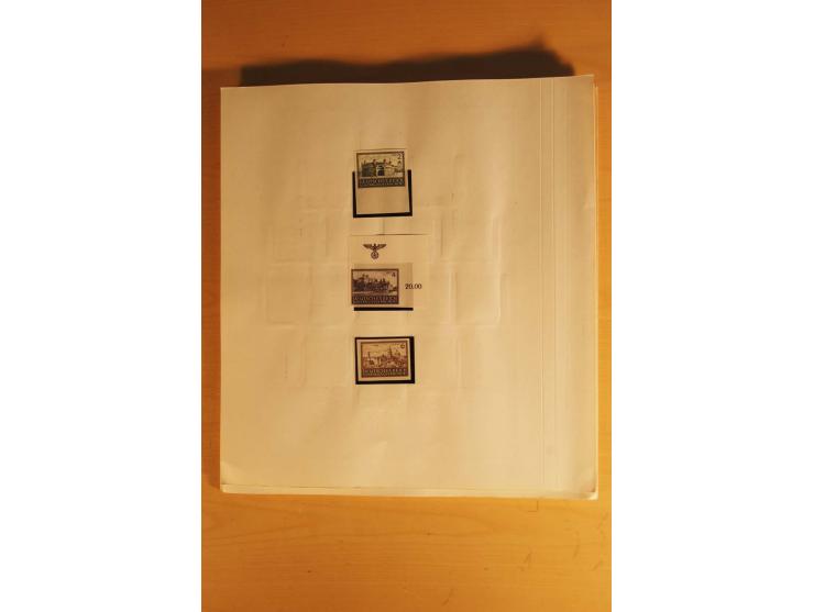 1933/45, ungebrauchte Sammlung, kpl. mit allen Blocks und guten Ausgaben, spezialisiert gesammelt mit zahlreichen Typen und A