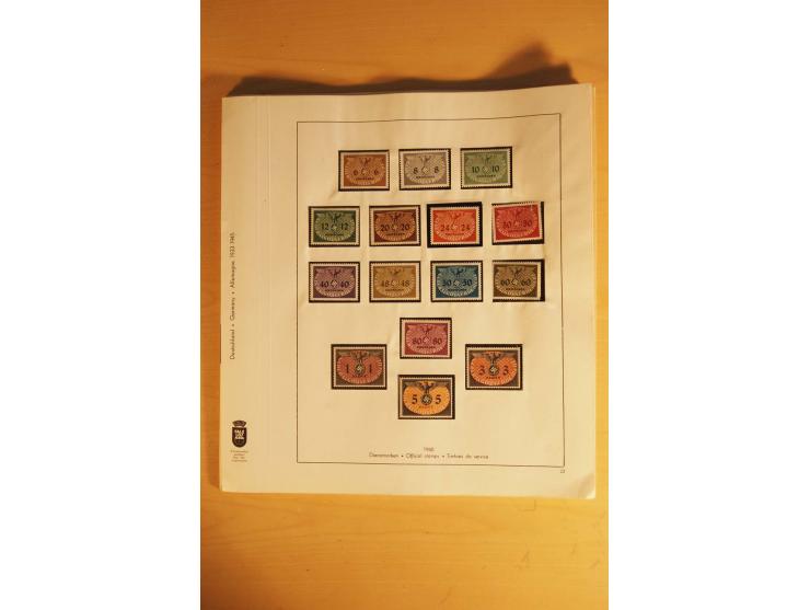 1933/45, ungebrauchte Sammlung, kpl. mit allen Blocks und guten Ausgaben, spezialisiert gesammelt mit zahlreichen Typen und A