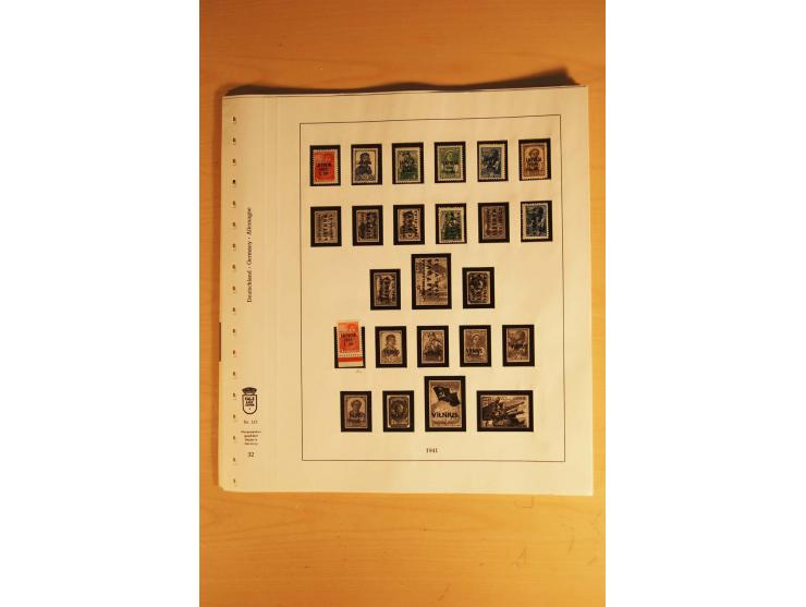 1933/45, ungebrauchte Sammlung, kpl. mit allen Blocks und guten Ausgaben, spezialisiert gesammelt mit zahlreichen Typen und A