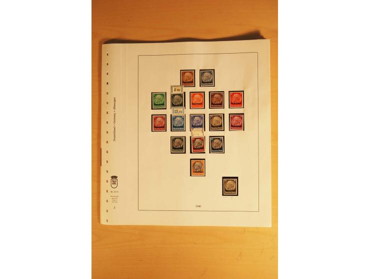 1933/45, ungebrauchte Sammlung, kpl. mit allen Blocks und guten Ausgaben, spezialisiert gesammelt mit zahlreichen Typen und A