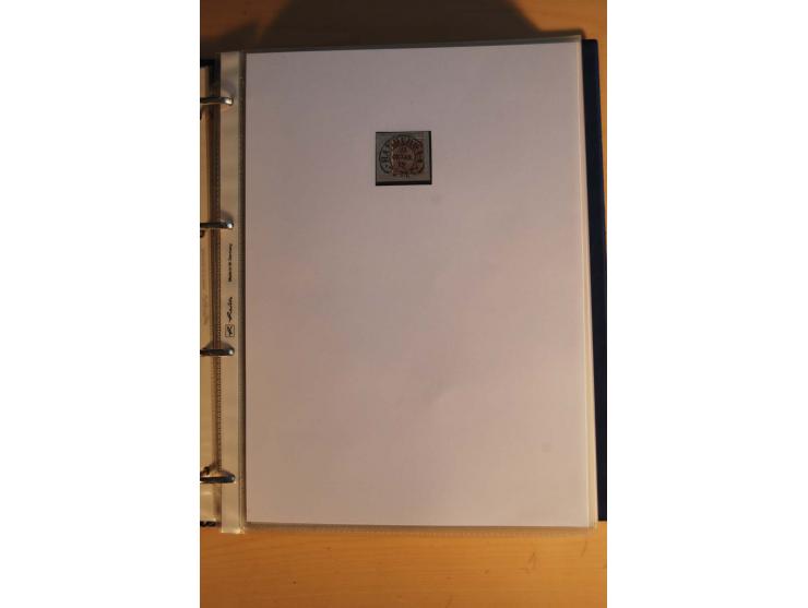 HUFEISENSTEMPEL: 1865/80 (ca.), sehr reichhaltige Sammlung auf losen Marken, Briefstücken und vielen Briefen, Karten, Ganzsac