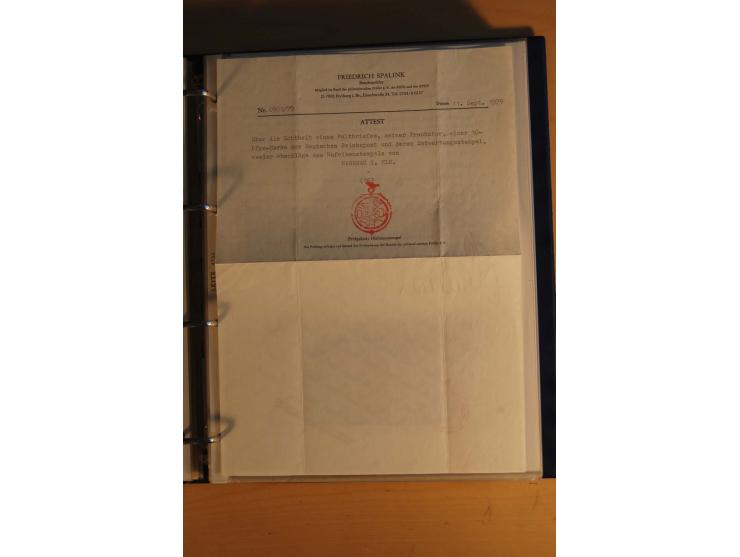 HUFEISENSTEMPEL: 1865/80 (ca.), sehr reichhaltige Sammlung auf losen Marken, Briefstücken und vielen Briefen, Karten, Ganzsac