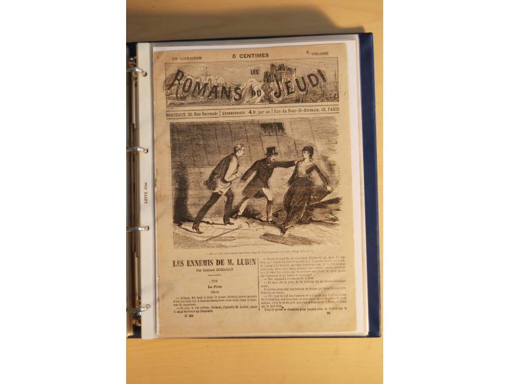 HUFEISENSTEMPEL: 1865/80 (ca.), sehr reichhaltige Sammlung auf losen Marken, Briefstücken und vielen Briefen, Karten, Ganzsac