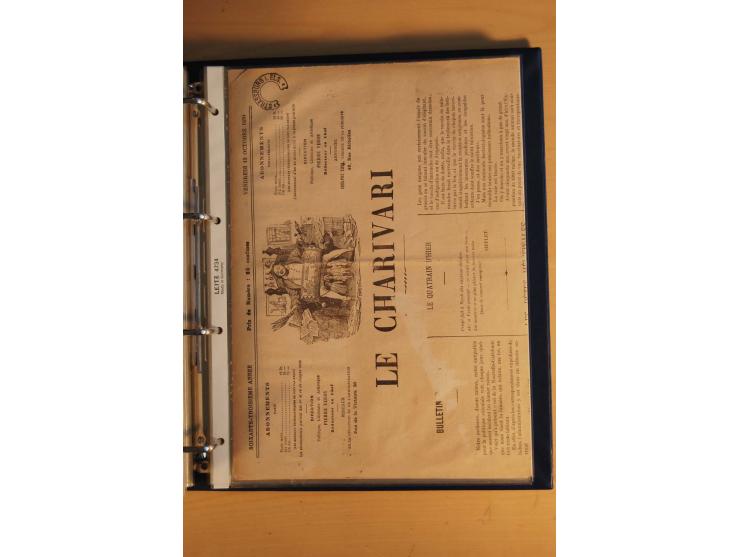 HUFEISENSTEMPEL: 1865/80 (ca.), sehr reichhaltige Sammlung auf losen Marken, Briefstücken und vielen Briefen, Karten, Ganzsac