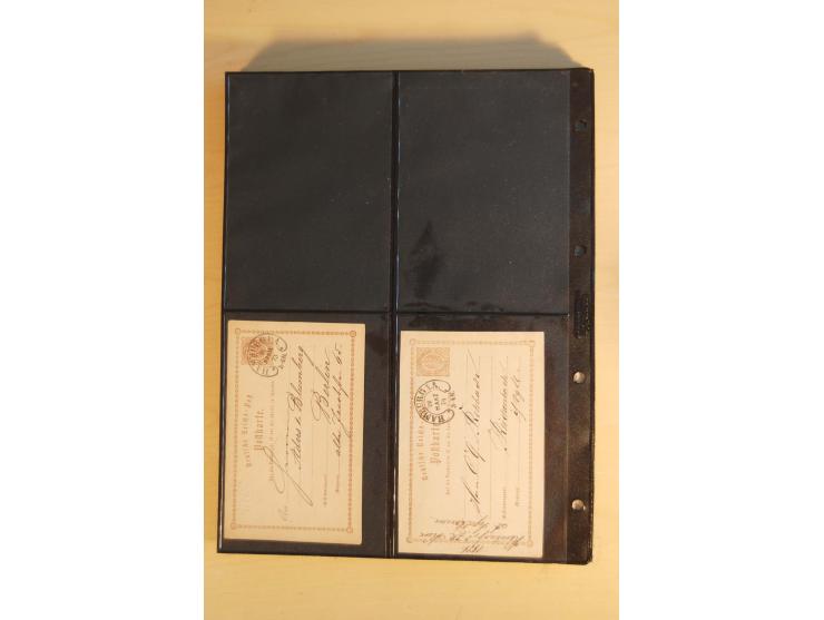 HUFEISENSTEMPEL: 1865/80 (ca.), sehr reichhaltige Sammlung auf losen Marken, Briefstücken und vielen Briefen, Karten, Ganzsac
