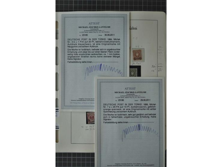 China bis Togo, ungebrauchte und postfrische Sammlung mit vielen besseren Werten, dabei Deutsche Post in der Türkei Mi.-Nr. 3
